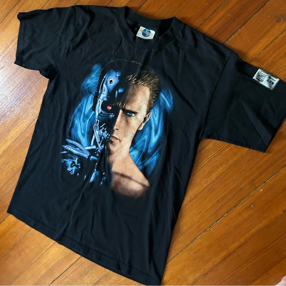 Vintage Terminator , I told you I’d be back Tee ; T2 amazing fresh graphic Large - Picture 3 of 6